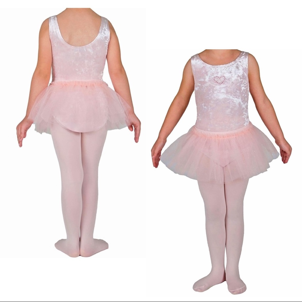 Danskin Ballerina-In-A-Box Leotard Tutu Tiara Set